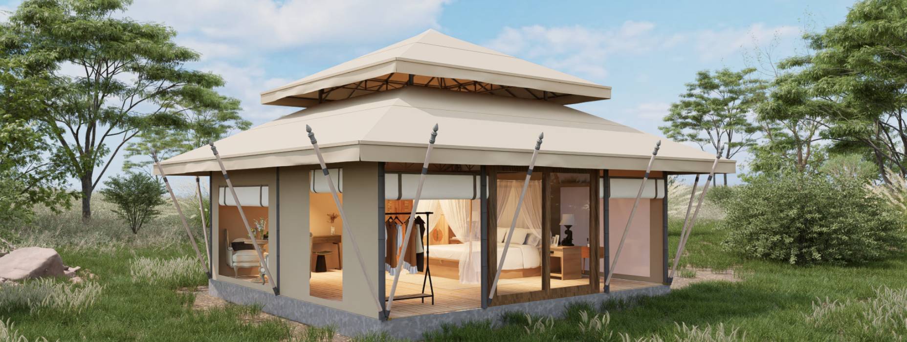 阿拉尔市户外野奢帐篷